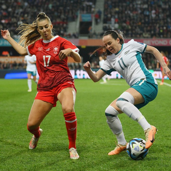 Suíça assegura primeiro lugar no Grupo A da Copa do Mundo Feminina