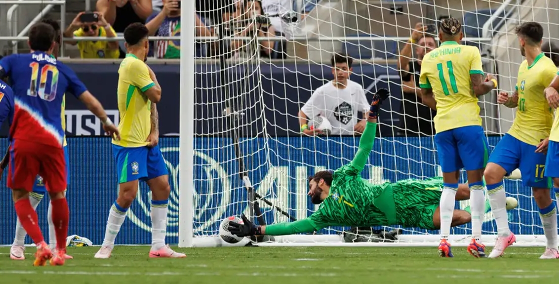 Brasil e EUA empatam em jogo de preparação para a Copa América